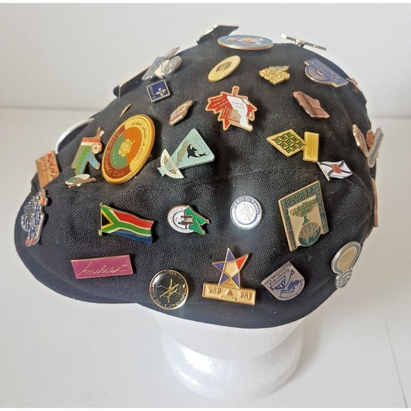 Vintage Pins LOT all Over the World 1998 CWSF Canada Wide Science Fair on Hat - Picture 7 of 15